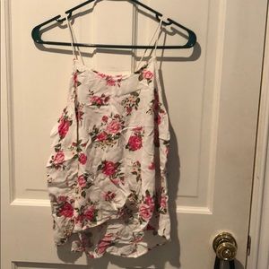 floral tank top